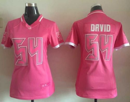 Nike Buccaneers #54 Lavonte David Pink Women's Stitched NFL Elite Bubble Gum Jersey